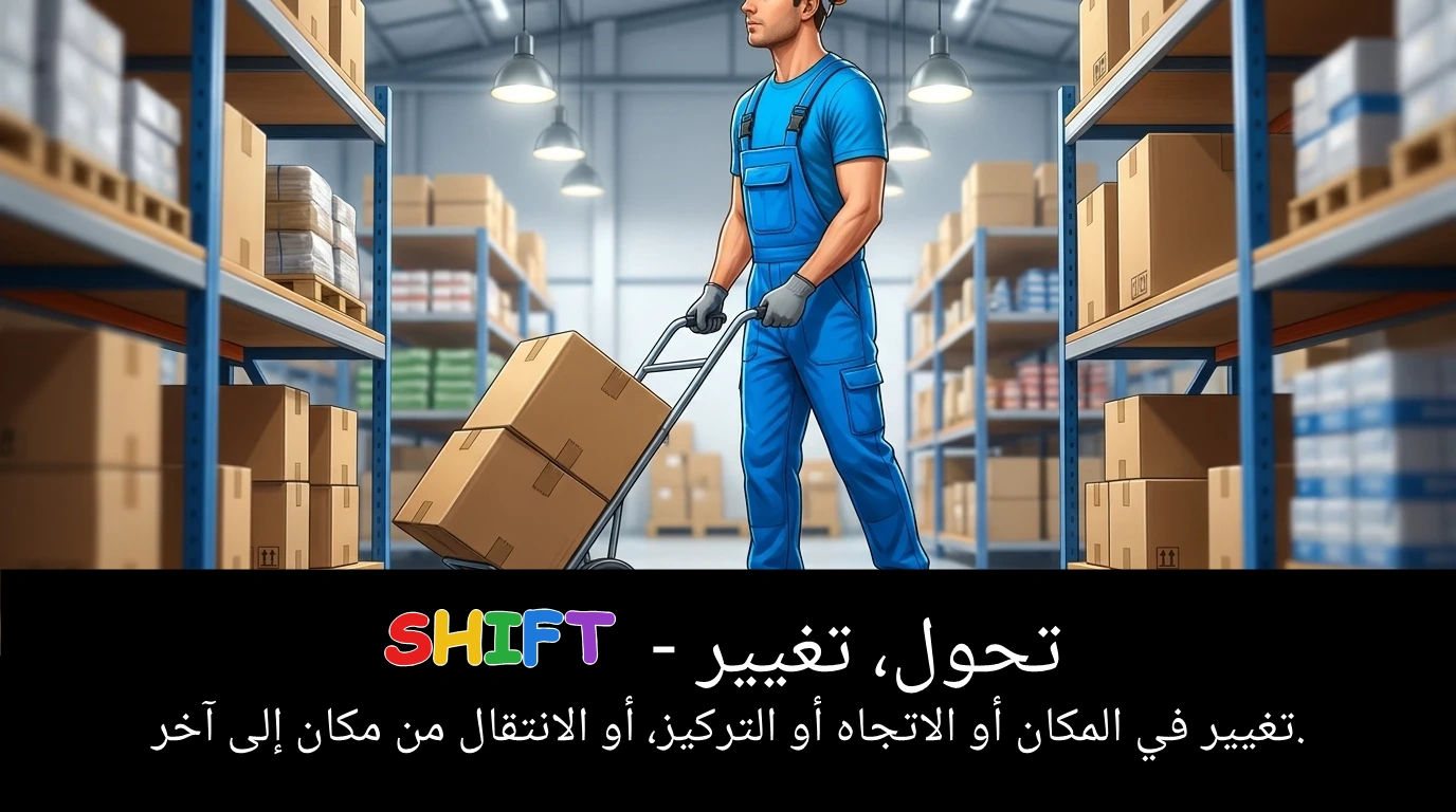 Arabic Illustration for shift